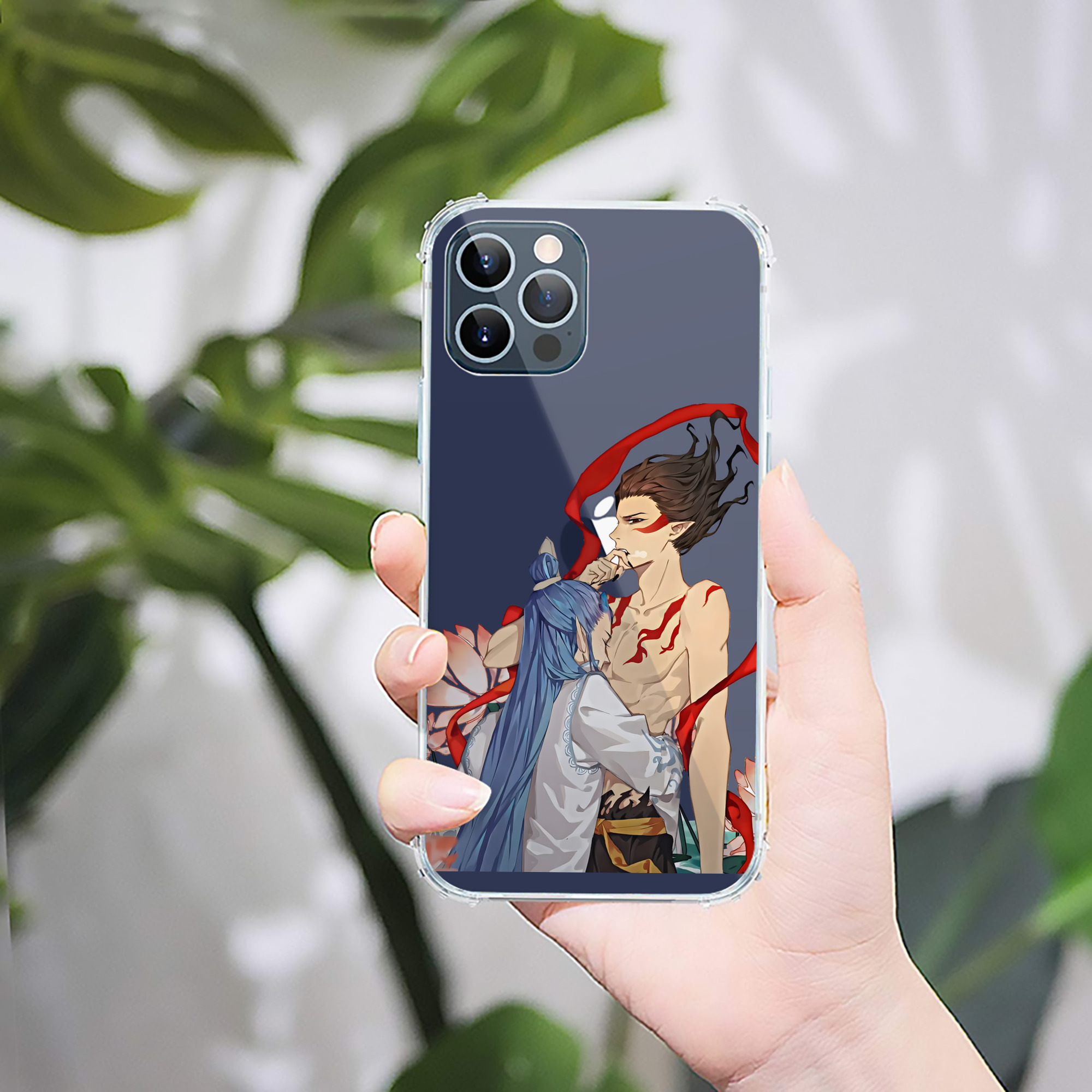 （画像用） Ne Zha 2 ナタ 魔童の大暴れ 【iPhone 12シリーズ対応】透明スマホケース（クリアソフトケース）